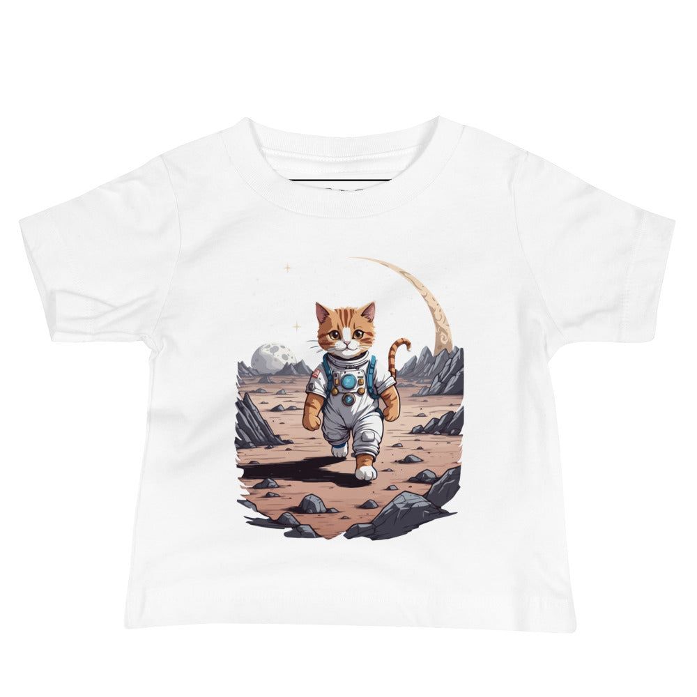 Baby's Astronaut Cat Graphic T-Shirt - Twinsies Shop