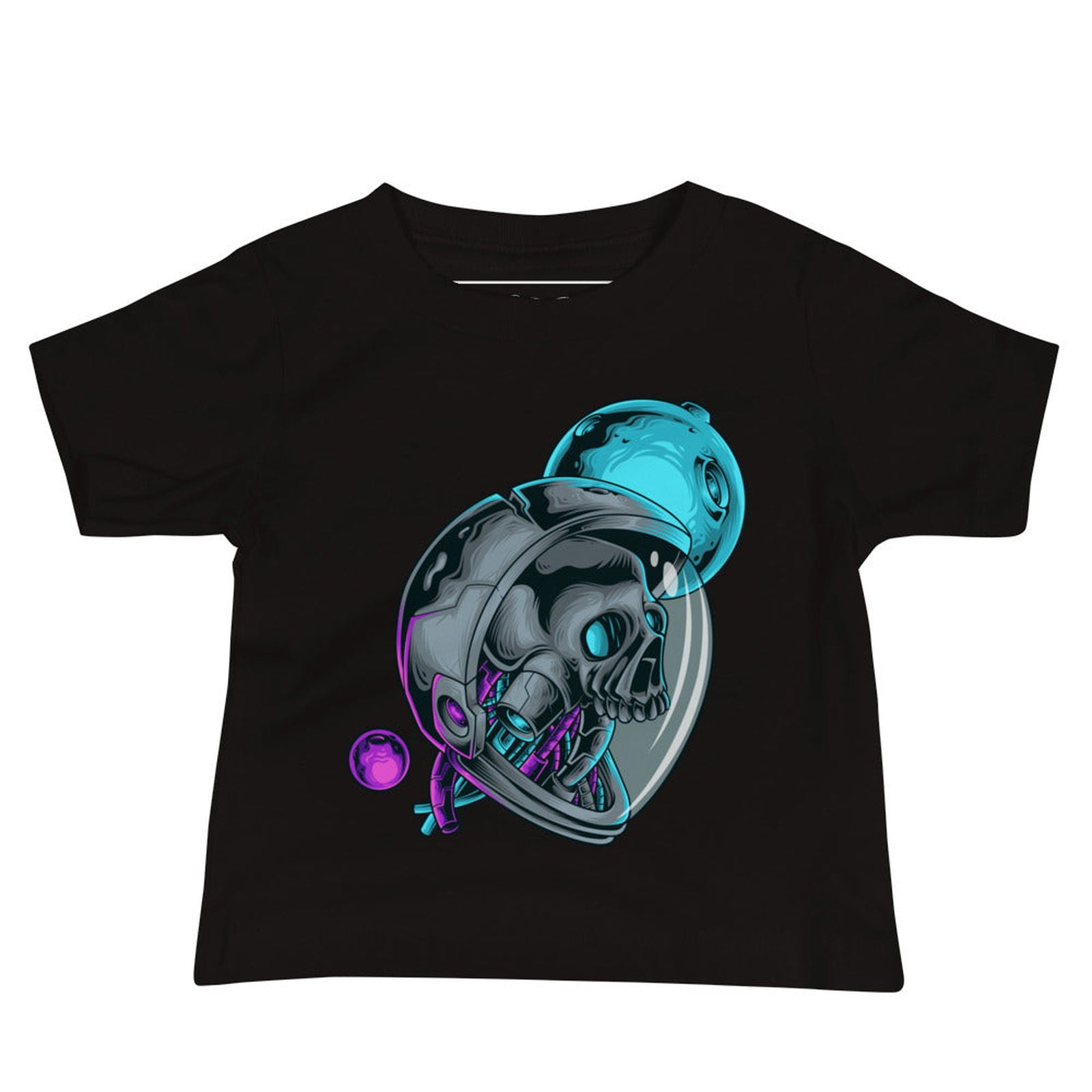 Baby's Astronaut Skull Graphic T-Shirt - Twinsies Shop