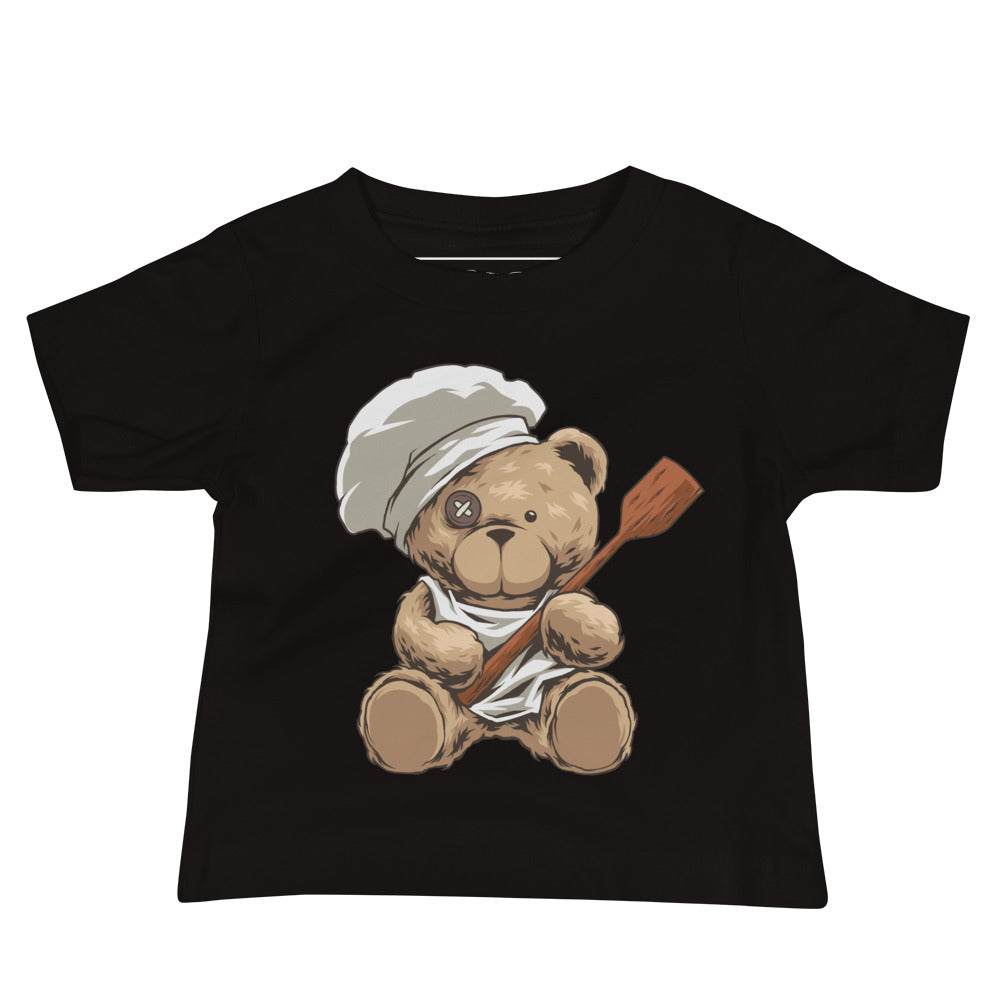 Baby's Chef Teddy Graphic T-Shirt - Twinsies Shop