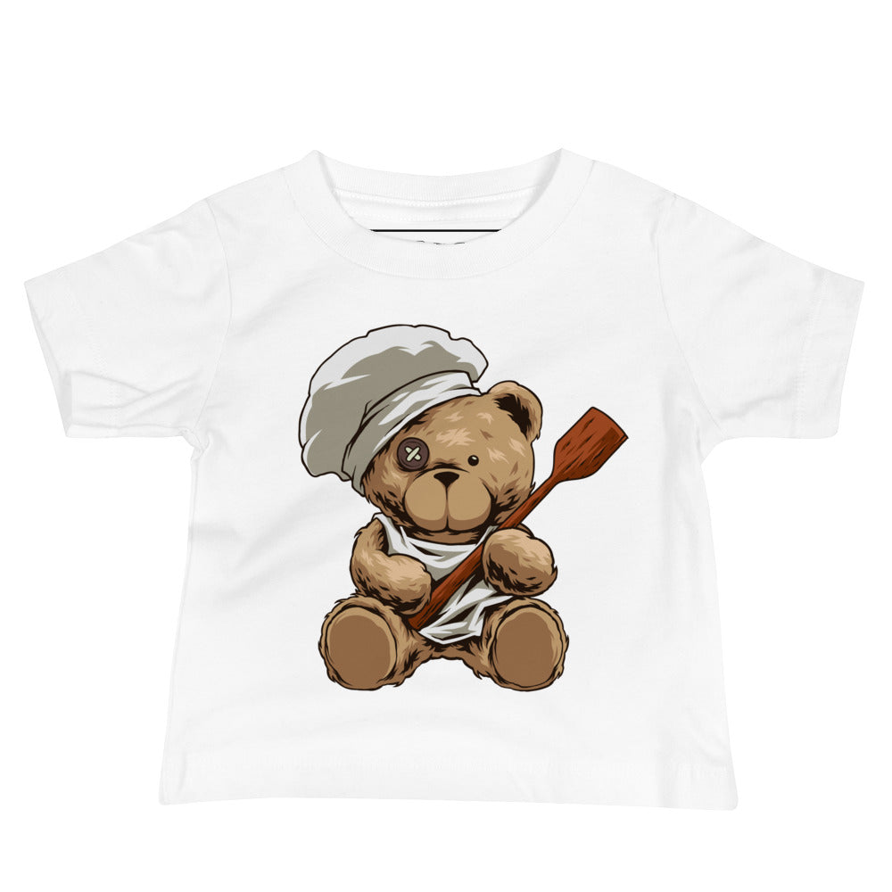 Baby's Chef Teddy Graphic T-Shirt - Twinsies Shop