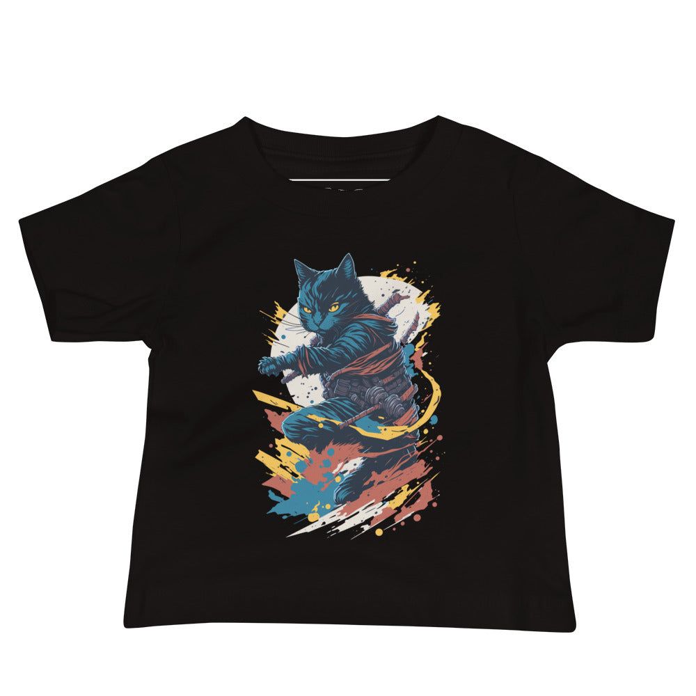 Baby's Ninja Cat Graphic T-Shirt - Twinsies Shop