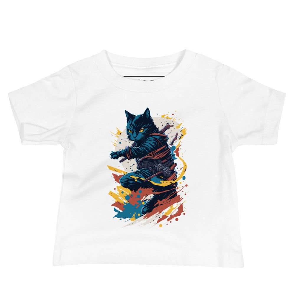 Baby's Ninja Cat Graphic T-Shirt - Twinsies Shop