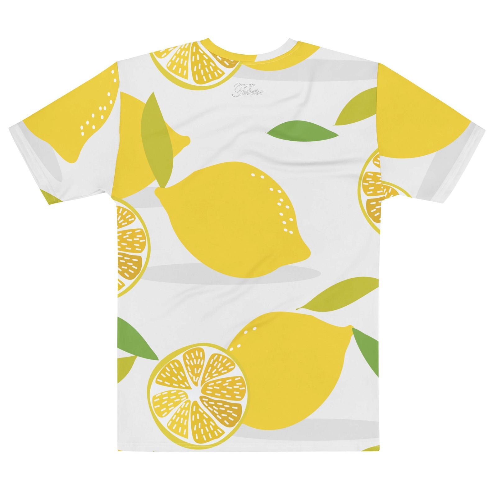 Men's Lemon Pattern Crew Neck T-Shirt - Twinsies Shop