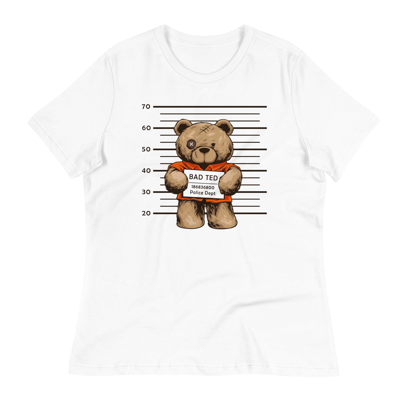 Women's Bad Teddy Relaxed Fit Graphic T-Shirt - Twinsies Shop