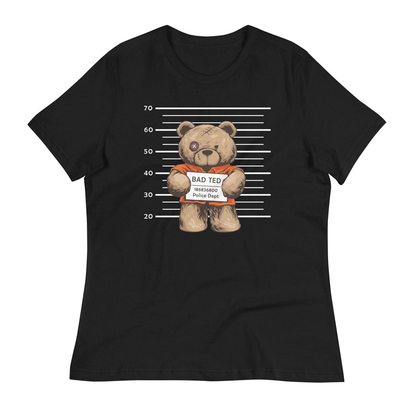 Women's Bad Teddy Relaxed Fit Graphic T-Shirt - Twinsies Shop