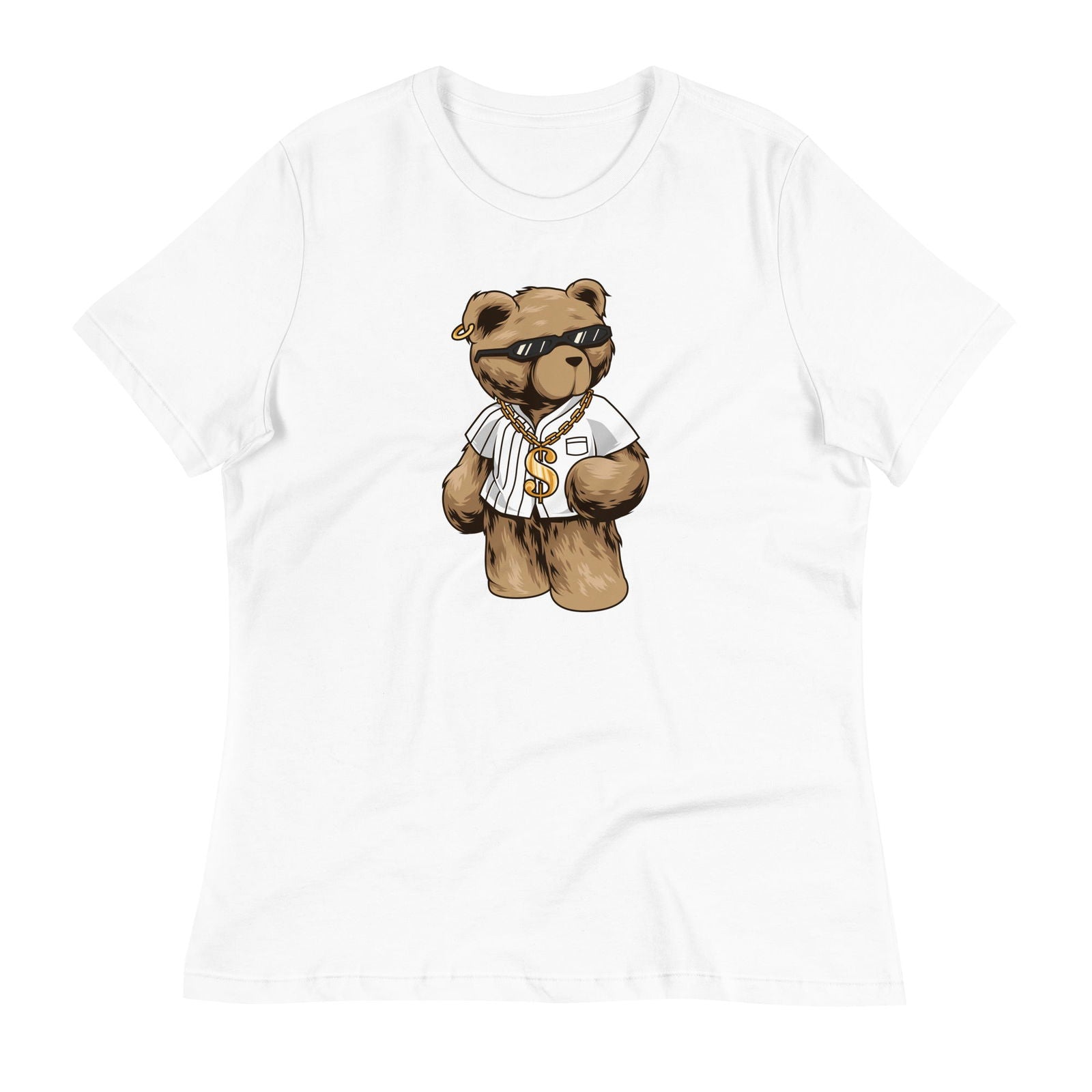 Women's Baller Teddy Relaxed Fit Graphic T-Shirt - Twinsies Shop