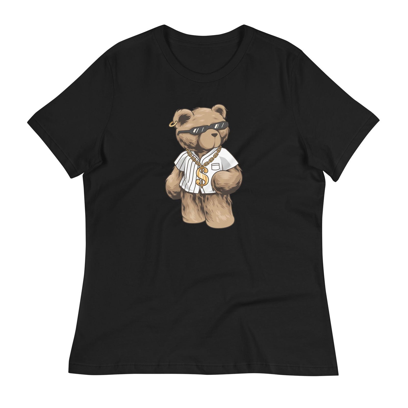 Women's Baller Teddy Relaxed Fit Graphic T-Shirt - Twinsies Shop