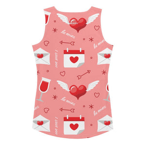 Women's Be Mine Pattern Tank Top - Twinsies Shop
