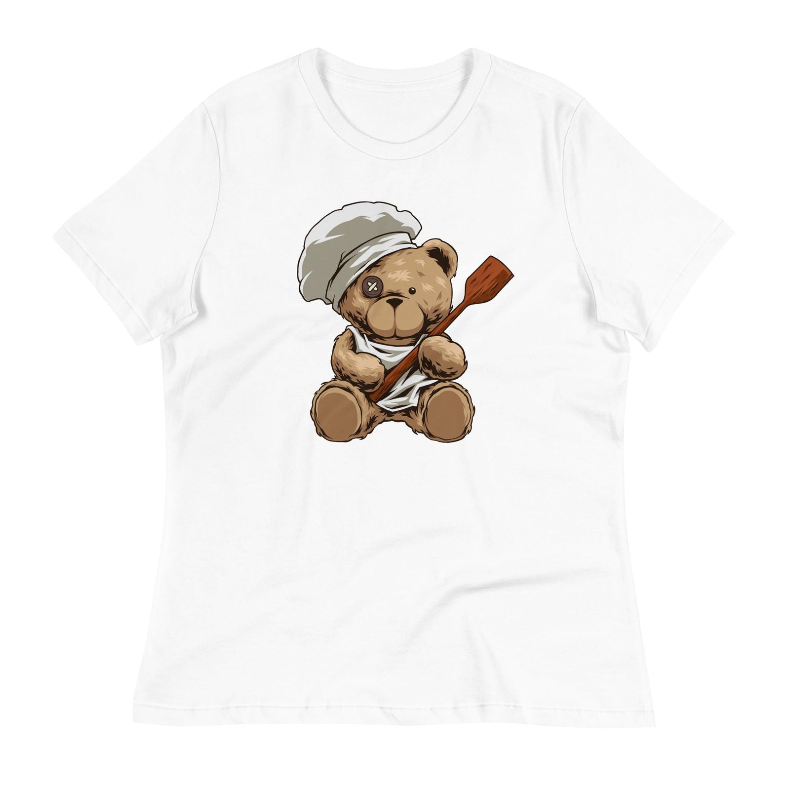 Women's Chef Teddy Relaxed Fit Graphic T-Shirt - Twinsies Shop