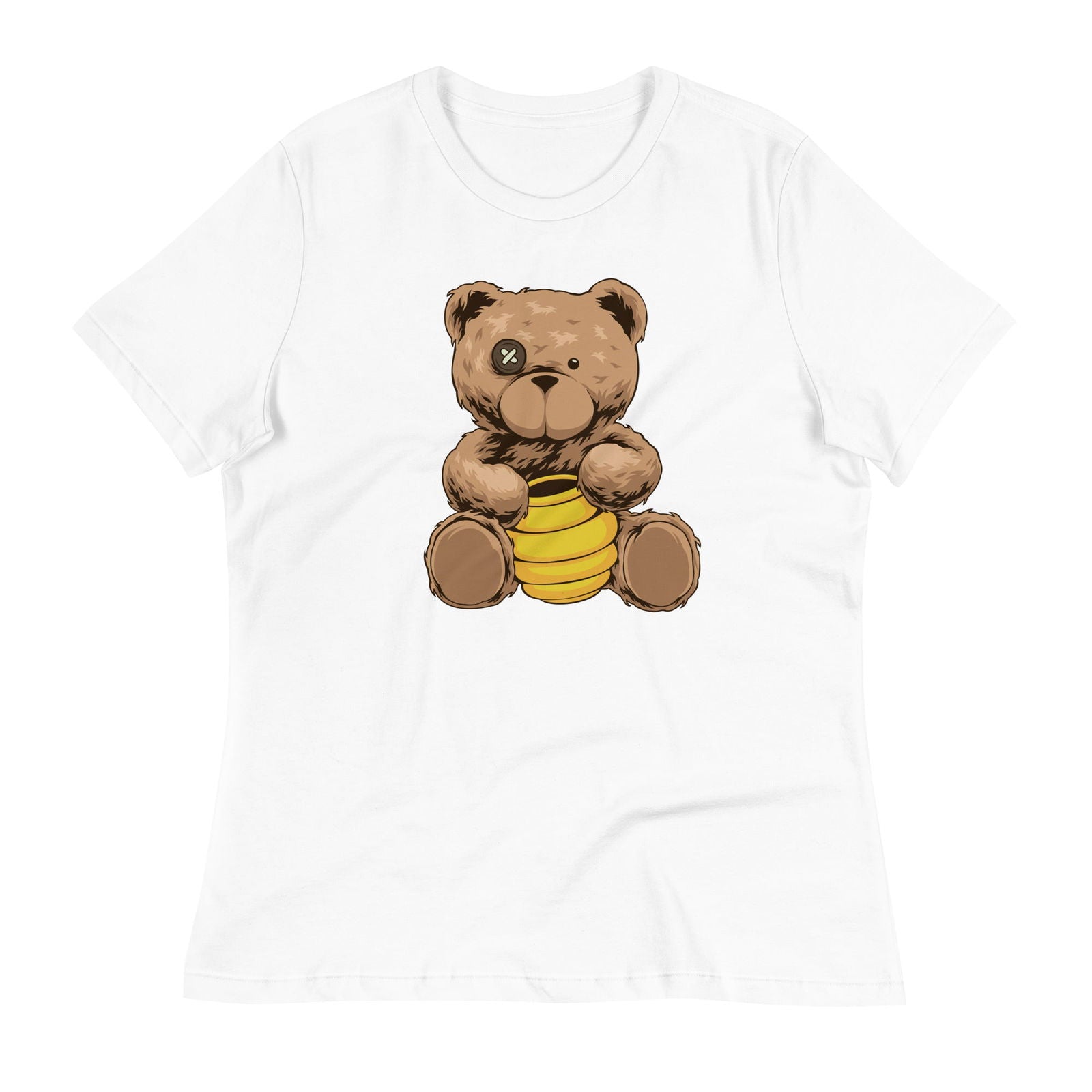 Women's Honey Pot Teddy Relaxed Fit Graphic T-Shirt - Twinsies Shop